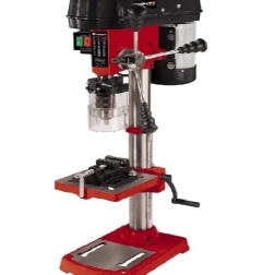 Einhell TC-BD 630 Trapano a colonna (230 V, 50 Hz, 630 W, prof. perforazione 60 mm,giri min. reg. 250 - 2450 su 12 posizioni,mandrino B16, punte 1,5-16mm, incl. morsa)